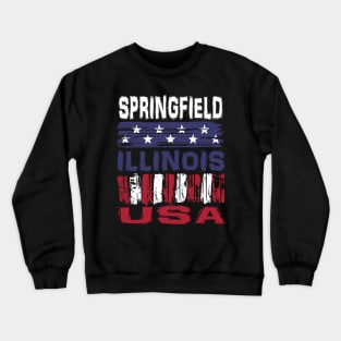 Springfield Illinois USA T-Shirt Crewneck Sweatshirt